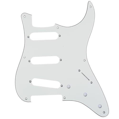 Musiclily Pro 8穴 ST50's 57 年式SSSストラトキャスター用ピックガードAm...