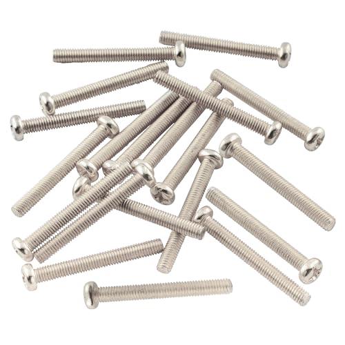 Musiclily Basic 3x35mm 金属 ミリ規格ハムバッカーピックアップ高さ調整ビス エ...