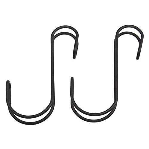 ハイロジック TQOOL 横ブレ安定S字フック 中 100mm ブラック 2本入 95350