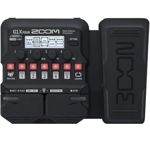 ZOOM(ズーム)G1X FOUR ギターマルチエフェクター ペダル付 アンプシミュレーター 70種...