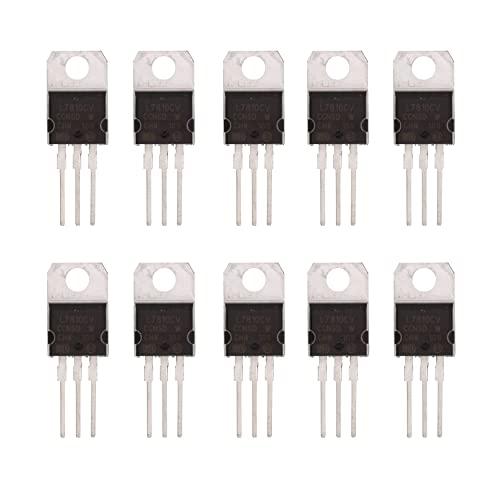 10PCS L7810CV L7810 正電圧レギュレーターIC IC TO-220 Output ...