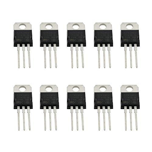 10PCS L7824CV L7824 正電圧レギュレーターIC TO-220 Output 1.5...