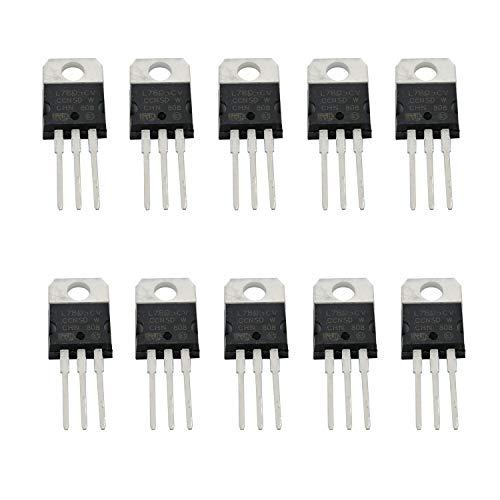 10PCS L7805CV L7805 正電圧レギュレーターIC IC TO-220 Output ...