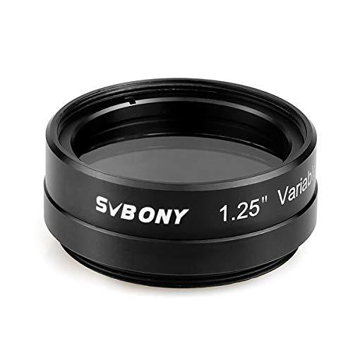 SVBONY 偏光PLフィルター 1.25インチ天体望遠鏡接眼レンズブ用 光透過率で調節可能 望遠鏡...