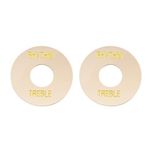 Musiclily Pro リズム/トレブルプレート トグルスイッチプレートUSA LP レスポール...