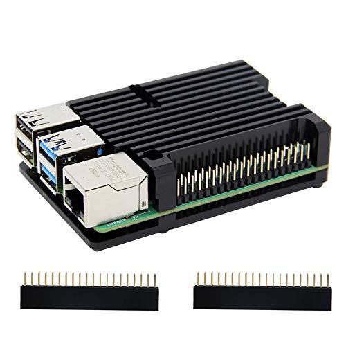 Geekworm Raspberry Pi 4ケース パッシブ冷却アーマー金属ケース(ラズパイ4ボー...