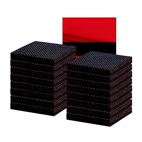 ceydeyjp 家具保護パッド 天然ゴム16pcs 3.8cmキズ防止・防音 丸いフェルトパッドす...