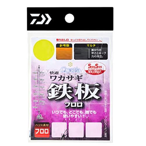 ダイワ(DAIWA) クリスティア 快適ワカサギ仕掛けSS 鉄板フロロ マルチ 7本 1.5号