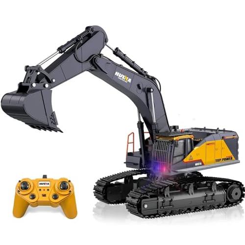 億騰 最新型 超合金強化版 ショベルカー ラジコン 掘削機 2.4GHz無線 22CHパワーショベル...