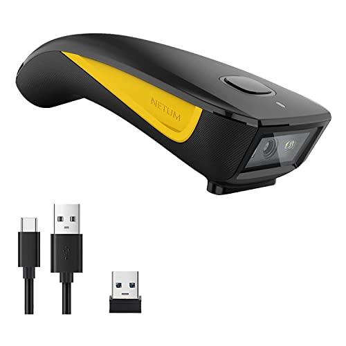 NETUM C750バーコードスキャナー 2次元 Bluetoothワイヤレス1D 2D QRミニU...