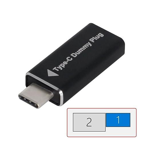 chenyang USB-C ディスプレイアダプター CY USB-C ダミープラグ バーチャルディ...