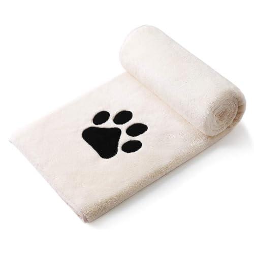 Perco ペット用タオル 超吸水 厚手 犬 猫 吸水 速乾 大判 マイクロファイバー 犬用 体拭き...