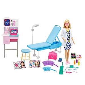 バービー(Barbie) バービーとおしごと! しんさつのどうぐがいっぱい おいしゃさんセット 【3才~】 GWV01