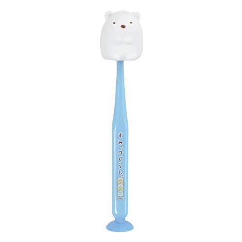 ユーカンパニー すみっコぐらし 吸盤&amp;キャップ付きマスコット歯ブラシ しろくま 1本入