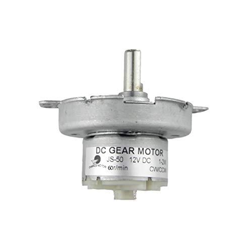 CHANCS JS-50 DC 12V 60RPM CW/CCW 小型 DC ギヤ モーター トルク...