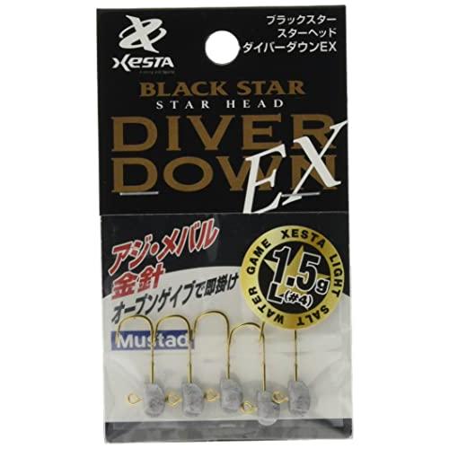 ゼスタ(XESTA) ブラックスター スターヘッド ダイバーダウン EX S (#6)サイズ 1.2...