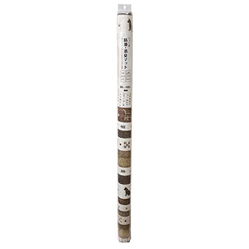 明和グラビア ペット用 防滑・消臭・防水マット INSF-200 90cm×120cm ギャベ柄 ブ...