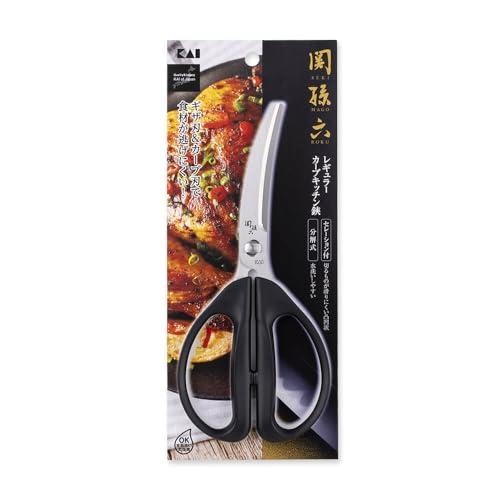 貝印 KAI キッチンバサミ 関孫六 分解 カーブ レギュラー キッチンツール DH3354