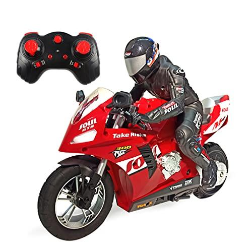 ラジコンバイク ラジコンカー RC 2.4GHz 1/6 スタントバイク 自動バランス 独輪走行可能...