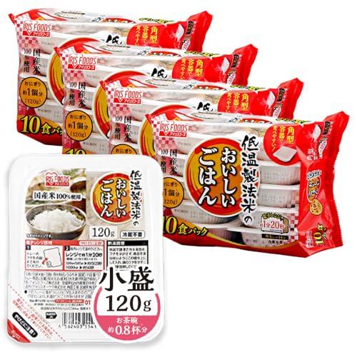 アイリスオーヤマ パックご飯 120g×40個 国産米 100% 低温製法米 小盛