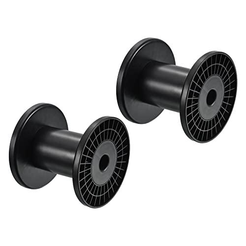 PATIKIL 130mm フロスボビン 2個 プラスチック 空のスプール ワイヤー織りボビン チェ...