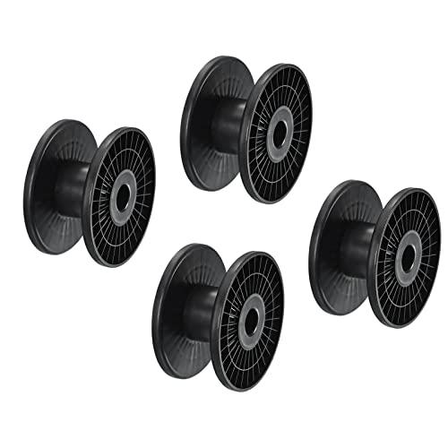 PATIKIL 120mm フロスボビン 4個 プラスチック 空のスプール ワイヤー織りボビン チェ...