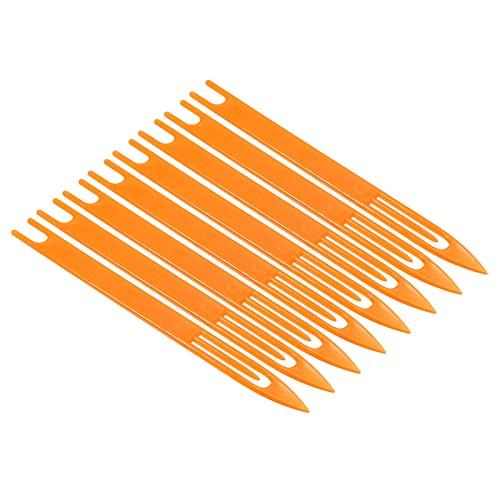 PATIKIL 網針シャトル 215 x 17 x 4.3 mm 8# 8本入り プラスチック漁網 ...