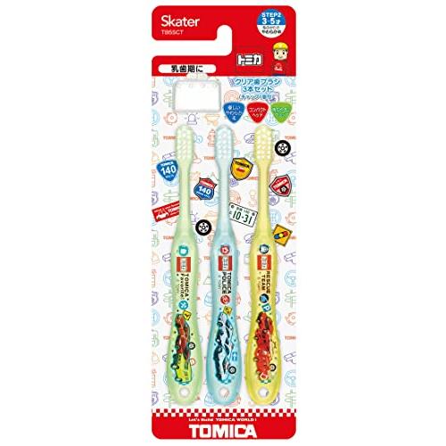 スケーター(Skater) 歯ブラシ やわらかめ 園児用 3-5才 3本セット トミカ TB5SCT...