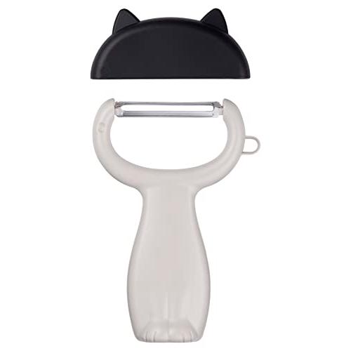 貝印 KAI 株式会社 Nyammy ぼうし型カバー付き ねこのピーラー ウォームグレー DH273...