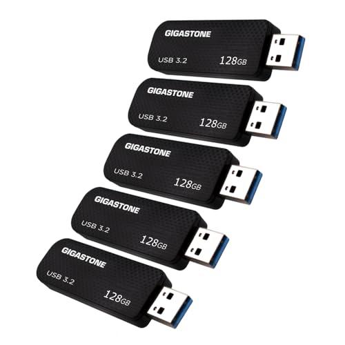 GIGASTONE 128GB Flash USB メモリ (5個セット) Z30 USB 3.2 ...