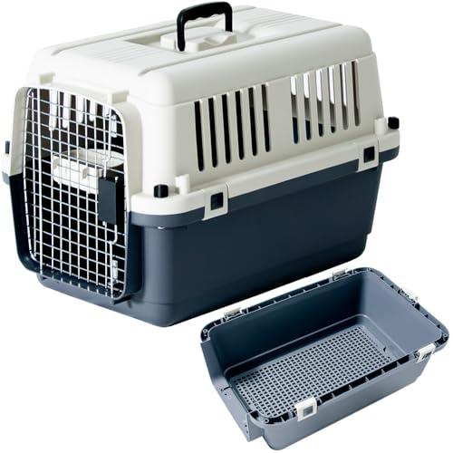 プチリュバン ペットキャリー すのこ付き DX60 猫用 小型犬用 中型犬用 IATA基準クリア ク...