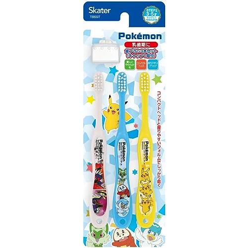 スケーター(Skater) 歯ブラシ 園児用 3-5才 やわらかめ 3本入 ポケットモンスター 23...