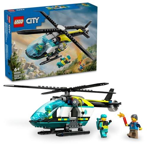 レゴ(LEGO) シティ 救急レスキューヘリコプター おもちゃ 玩具 プレゼント 誕生日 ブロック ...