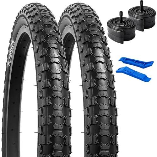 YunSCM 2本セット20 2.125 タイヤ20x2.125 57-406 自転車タイヤ + 2...
