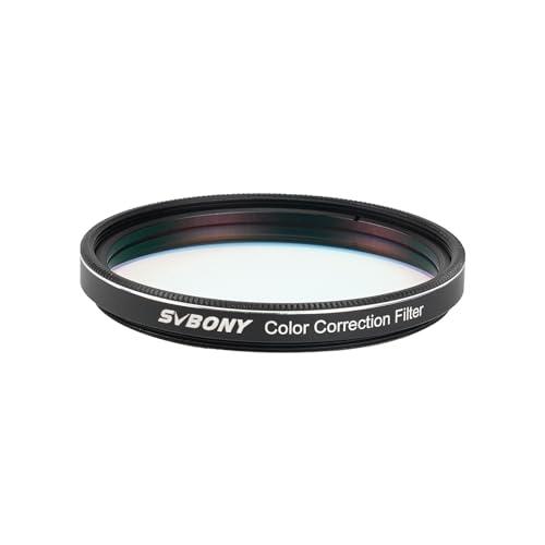 SVBONY SV231 フリンジ補正フィルター 2インチ フリンジ除去 色収差解消 周辺色を効果的...
