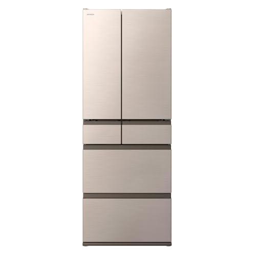 日立 冷蔵庫 617L R-HW62V N ライトゴールド フレンチドア 幅68.5cm 日本製 大...