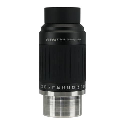 SVBONY SV230 ズーム望遠鏡接眼レンズ 1.25および2インチ FMC 焦点距離8-20m...