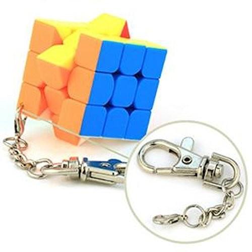 Keychain 3.5 ステッカーレス [MoYu 魔方教室] 3x3x3競技用スピードキューブ