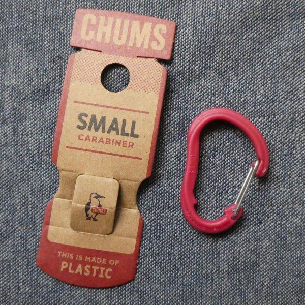 CHUMS チャムス カラビナ S CH61-0118 Plastic eBiner S レッド
