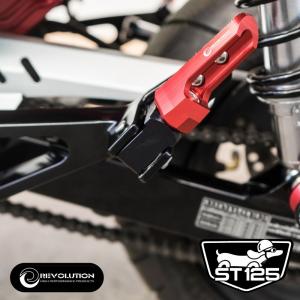 エイプフォーク取り付けHONDAエンブレムブラケット : ミニモト