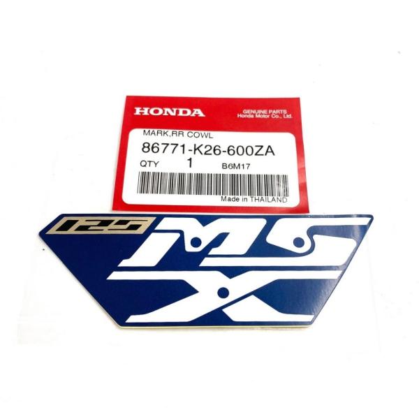 HONDA 純正 リアシートカウル用ステッカー/MSX125 グロム用 Decal, Rear Co...