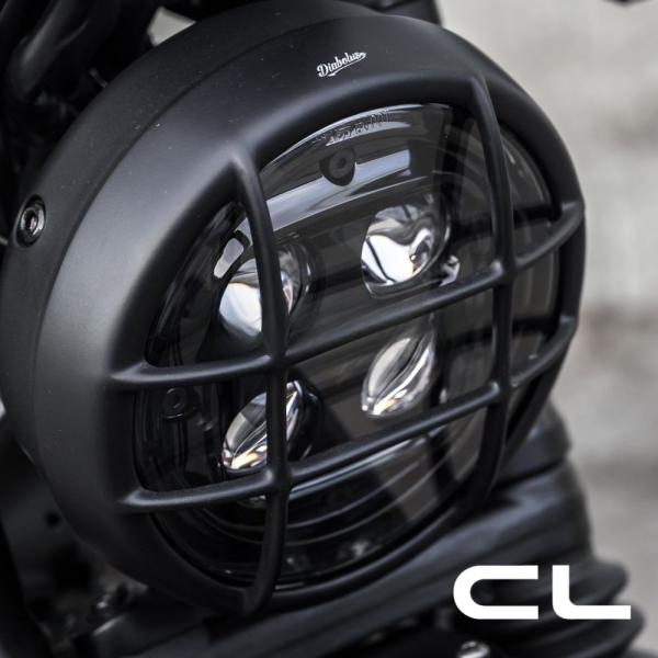 ホンダ CL250/500用ヘッドライトガード CL08 /Headlight Cover For ...