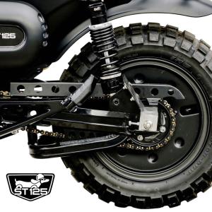 ホンダ ダックス DAX125用スイングアーム  DX053 / Swingarm Black Aluminum for Honda ST125 Diabolus by K-SPEED （旧Diablo Custom Works）JB04｜smartsmokers