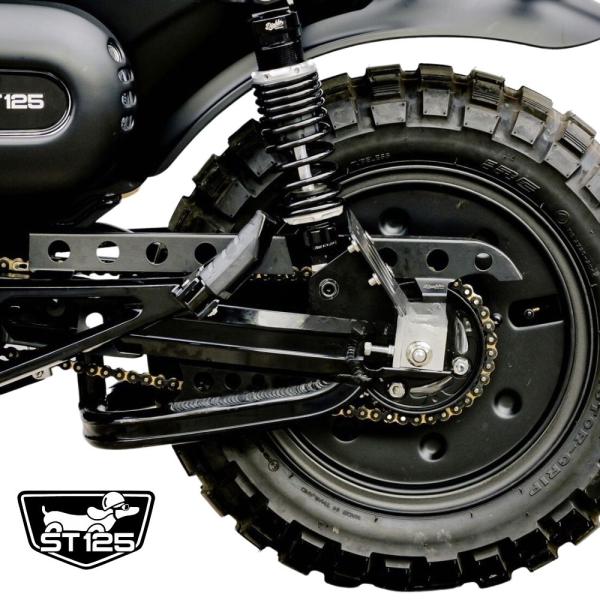 ホンダ ダックス DAX125用スイングアーム  DX053 / Swingarm Black Al...