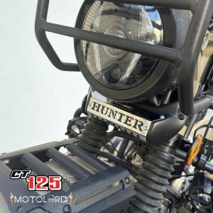 MotolordD HONDA CT125 ハンターカブ Bow Tie V2 フロントエンブレム ヘッドライト下 パネル ガード JA55 JA65 カスタムパーツ