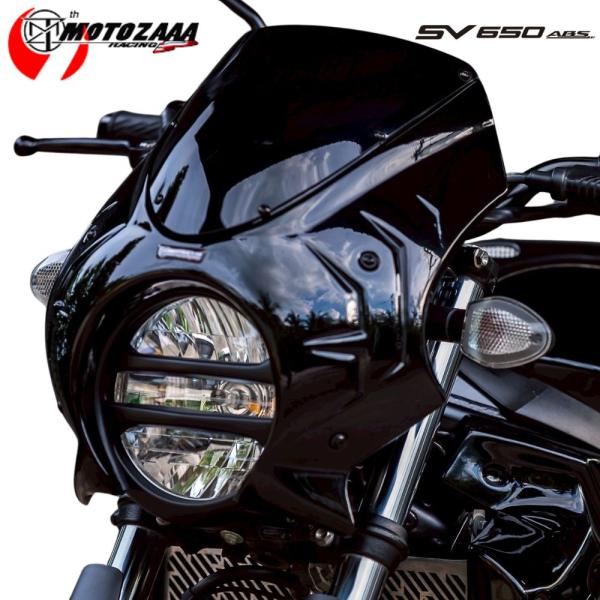 MOTOZAAA製 ヘッドライトカウル SUZUKI SV650 ABS フロントフェイスカウル M...