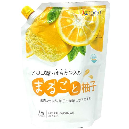 まるごと柚子 500g 高麗貿易ジャパン ゆずソーダ ゆず茶