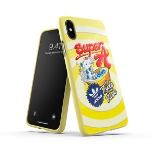 adidas アディダス iPhone X / iPhone XS ケース スマホケース 耐衝撃 TPU BODEGA ショックイエロー おしゃれ ブランド｜smartstyle-select