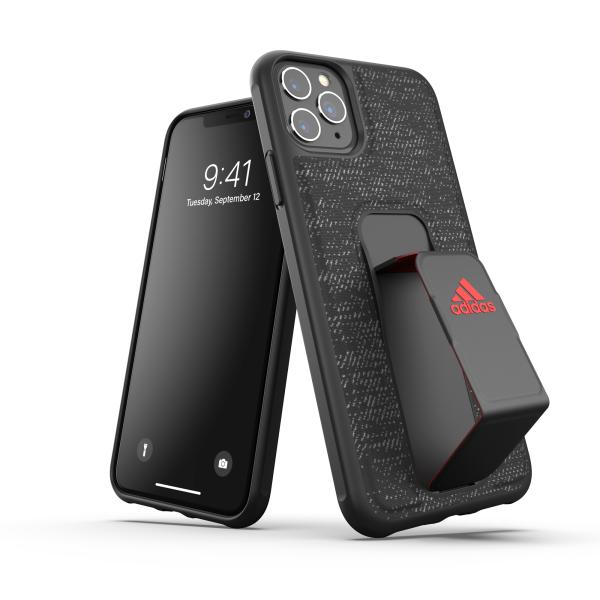 adidas アディダス iPhone 11 Pro Max ケース スマホケース グリップバンド付...