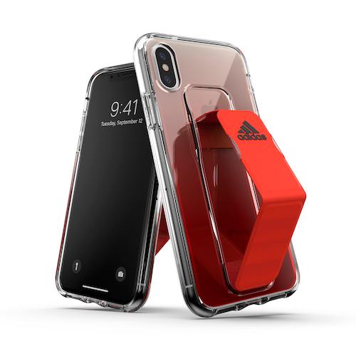 送料無料 adidas アディダス iPhone X / iPhone XS ケース クリア グリッ...